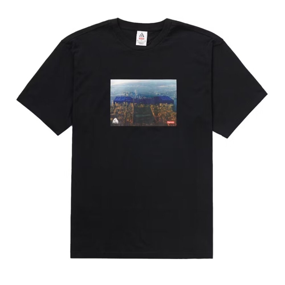 NWT Supreme x Nike ACG Grid Tee - Black - XL